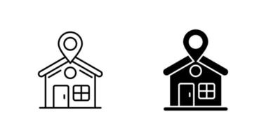 Home Location Vector Icon