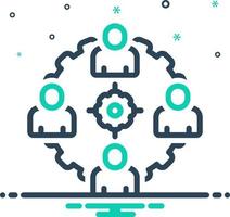 mix icon for coordinate vector
