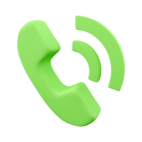 3d render Phone icon. 3d render call center icon. Cartoon minimal style. Support, customer service, help, communication concept. 3D render call center icon. png