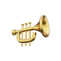 3d render saxophone on a white background. 3d rendering saxaphone. 3d render saxaphone illustration. png