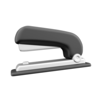 3D render mechanical office paper stapler icon. 3d stapler icon illustration icon isolated white background. 3d render stapler icon. png