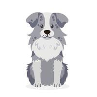 cartoon dog. pet characters illustration vector