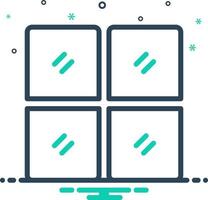 mix icon for sections vector