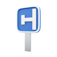 3d road sign on road, symbol shows side road left sign. 3D rendering side road left sign, cartoon icon. png