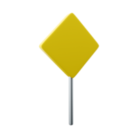 3D render icon Landslide, Caution falling rocks. 3d render falling rocks road sign icon. png