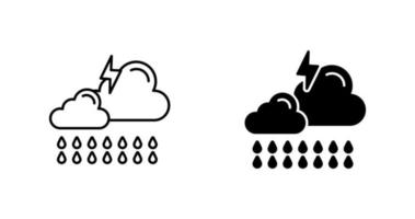 icono de vector de tormenta