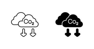 icono de vector de co2