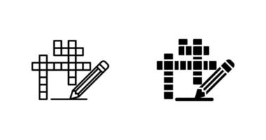 Crossword Vector Icon