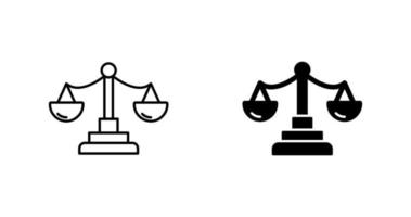 Justice Scale Vector Icon