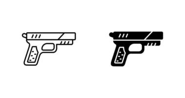 icono de vector de pistola