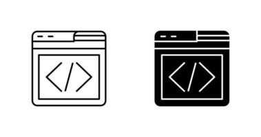 Web Programing Vector Icon