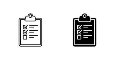 Checklist Vector Icon