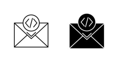 icono de vector de correo