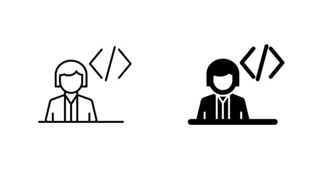 Programmer Vector Icon