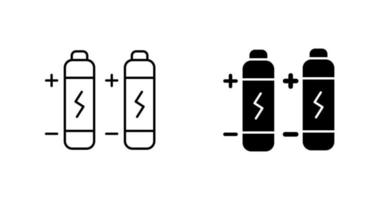 icono de vector de batería