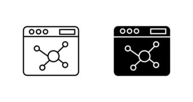 icono de vector de algoritmo