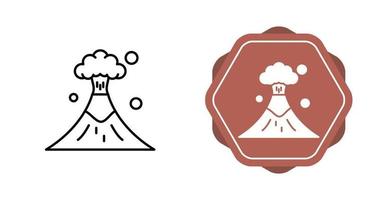 Volcano Vector Icon