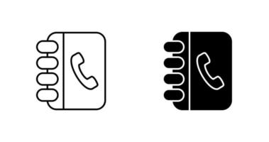 Contact Book Vector Icon