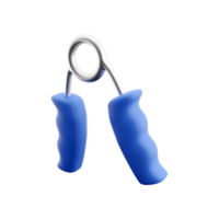 3d render hand gripper. 3d rendering hand strengthener. 3d render hand exercise equipment on white background. png