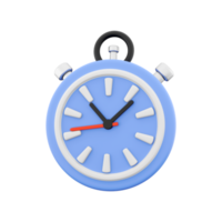 Time 3d render icon. Time lapse icon on white background. 3d render timer display. png