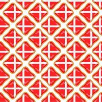 Pattern cookie with flag country Denmark in tasty biscuit vector