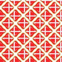 Pattern cookie with flag country Denmark in tasty biscuit vector