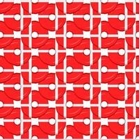 Pattern cookie with flag country Denmark in tasty biscuit vector