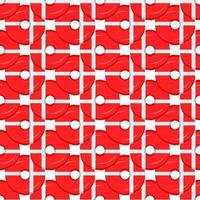 Pattern cookie with flag country Denmark in tasty biscuit vector