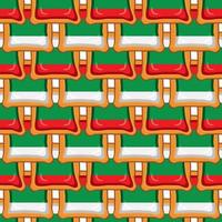 Pattern cookie with flag country Bulgaria in tasty biscuit vector