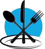 Vector Image Of A Knife, A Fork And A Spoon