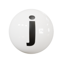 Ball letter j png