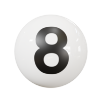 Ball Nummer 8 png