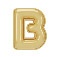 Balloon letter B png
