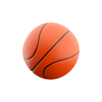 3d representación baloncesto icono. 3d hacer importante parte de el baloncesto juego icono. png