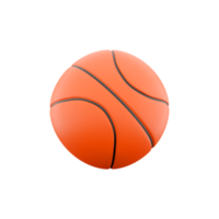 3d rendering basketball icon. 3d render important part of the basketball game icon. png