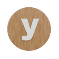 Letter y on shape round png