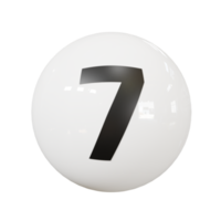 boll siffra 7 png