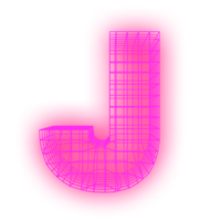 brev rutnät neon png