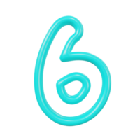 letter b color glossy outline png