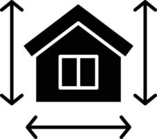 Vector Design House Measurement Icon Style