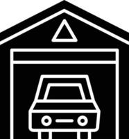 vector diseño coche garaje icono estilo