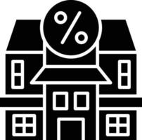 Vector Design House Discount Icon Style