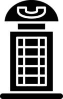 Vector Design Phone Booth Icon Style