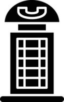 Vector Design Phone Booth Icon Style