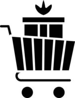 Vector Design Package Trolley Icon Style