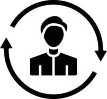 Vector Design Returning Visitor Icon Style