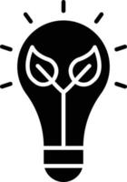 Vector Design Eco Bulb Icon Style