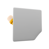 3d rendering clipboard and pencil icon. 3d render writing rext with pencil on clipboard icon. Clipboard and pencil. png