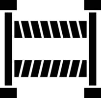 Vector Design Barrier Icon Style