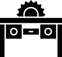 Vector Design Table Saw Icon Style